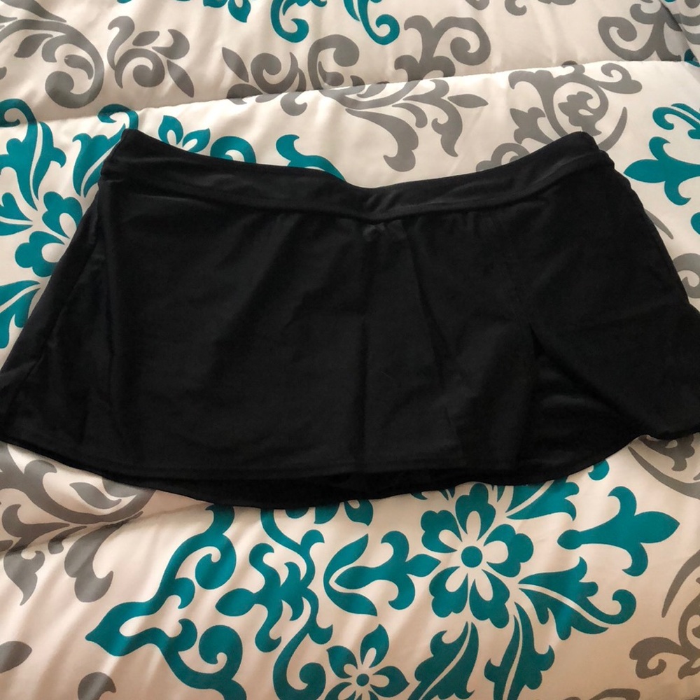 Black Swim Skort